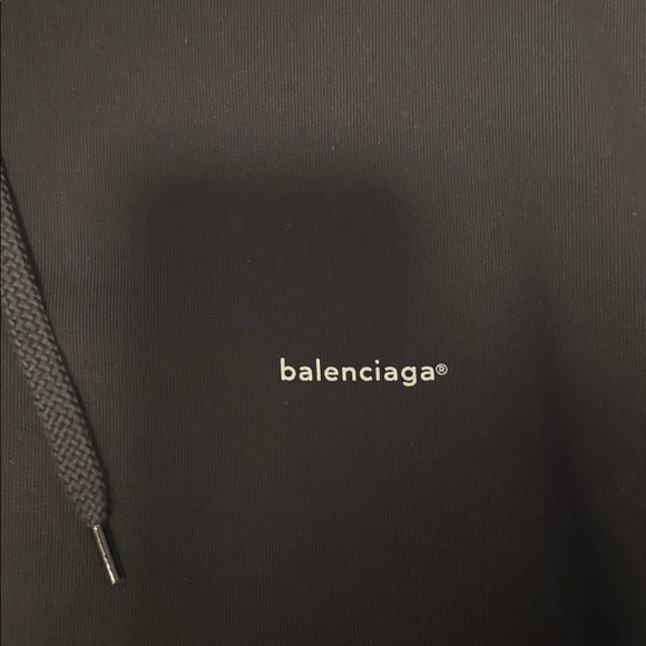 Balenciaga Men's Black Hoodie - Picture 2 of 3